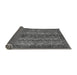 Sideview of Abstract Gray Modern Rug, abs664gry