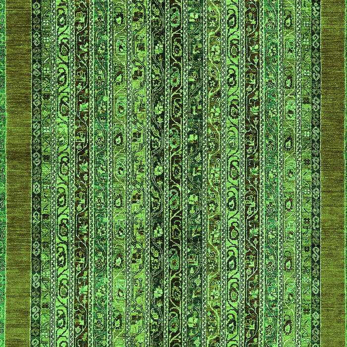 Abstract Green Modern Rug, abs664grn