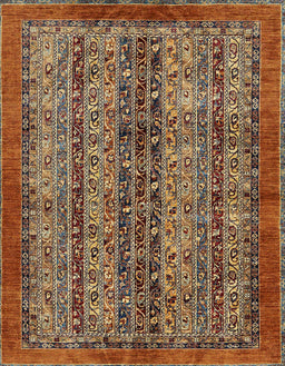 Abstract Red Modern Rug, abs664