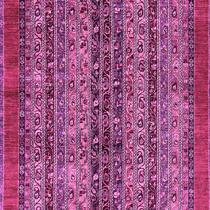 Machine Washable Abstract Pink Modern Rug, wshabs664pnk
