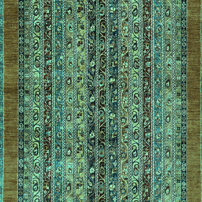 Abstract Turquoise Modern Rug, abs664turq