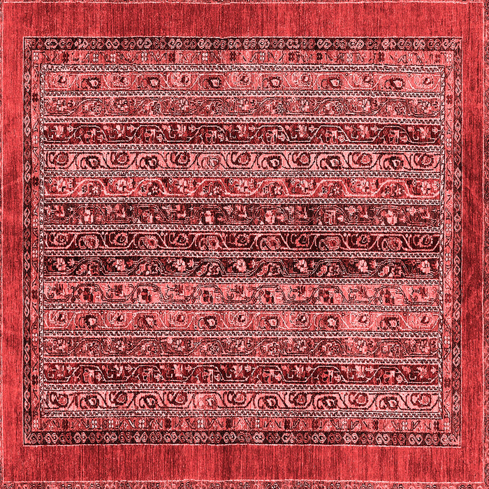 Machine Washable Abstract Red Modern Rug, wshabs664red