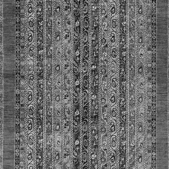 Machine Washable Abstract Gray Modern Rug, wshabs664gry