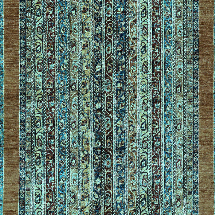 Machine Washable Abstract Light Blue Modern Rug, wshabs664lblu