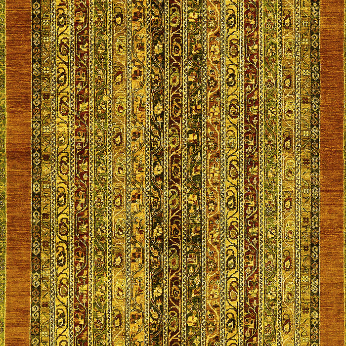 Abstract Yellow Modern Rug, abs664yw