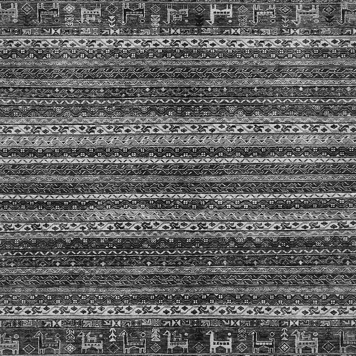 Machine Washable Abstract Gray Modern Rug, wshabs665gry