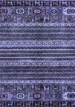 Abstract Blue Modern Rug, abs665blu