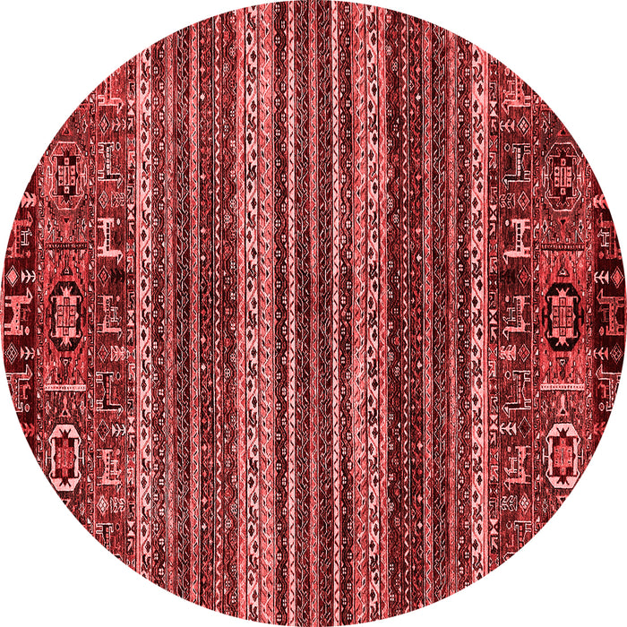 Abstract Red Modern Rug, abs665red