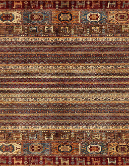 Abstract Maroon Red Modern Rug, abs665