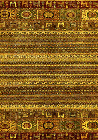 Abstract Yellow Modern Rug, abs665yw