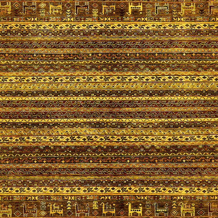 Abstract Yellow Modern Rug, abs665yw