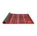 Abstract Red Modern Area Rugs