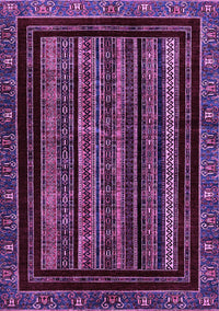 Abstract Purple Modern Rug, abs666pur