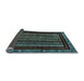 Sideview of Abstract Light Blue Modern Rug, abs666lblu