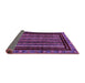 Sideview of Abstract Purple Modern Rug, abs666pur