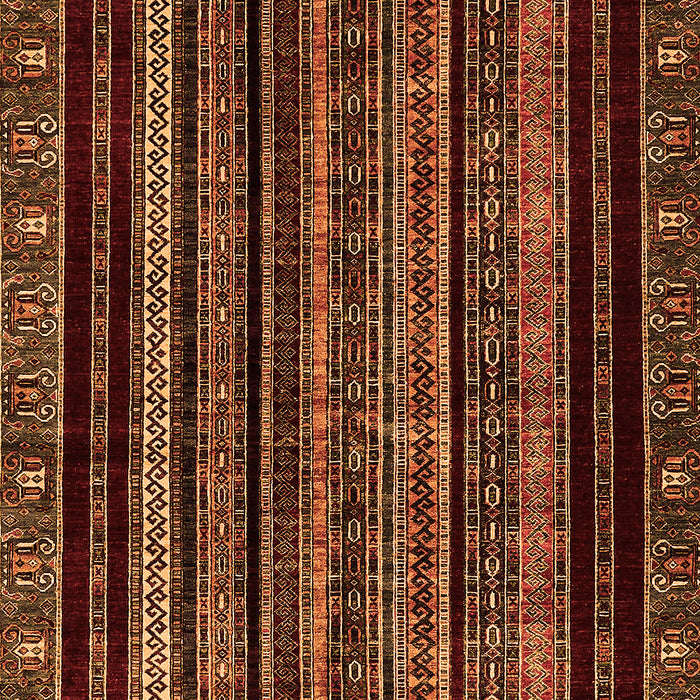 Machine Washable Abstract Orange Modern Area Rugs, wshabs666org