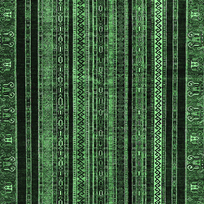 Abstract Emerald Green Modern Rug, abs666emgrn