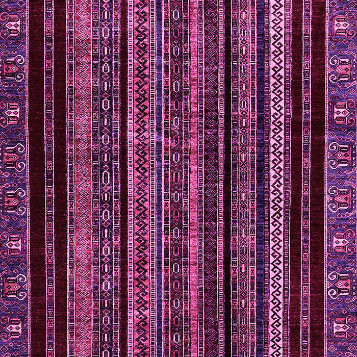 Machine Washable Abstract Pink Modern Rug, wshabs666pnk