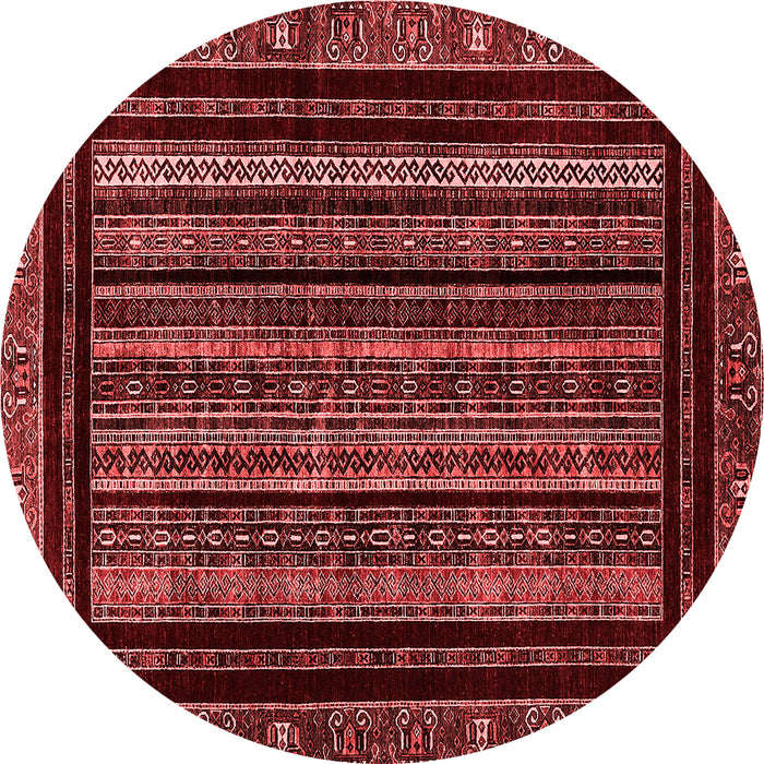 Abstract Red Modern Rug, abs666red