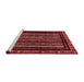 Modern Red Washable Rugs