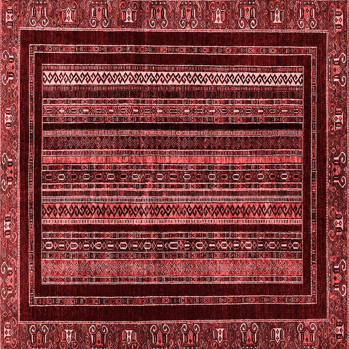 Machine Washable Abstract Red Modern Rug, wshabs666red
