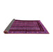 Sideview of Abstract Pink Modern Rug, abs666pnk