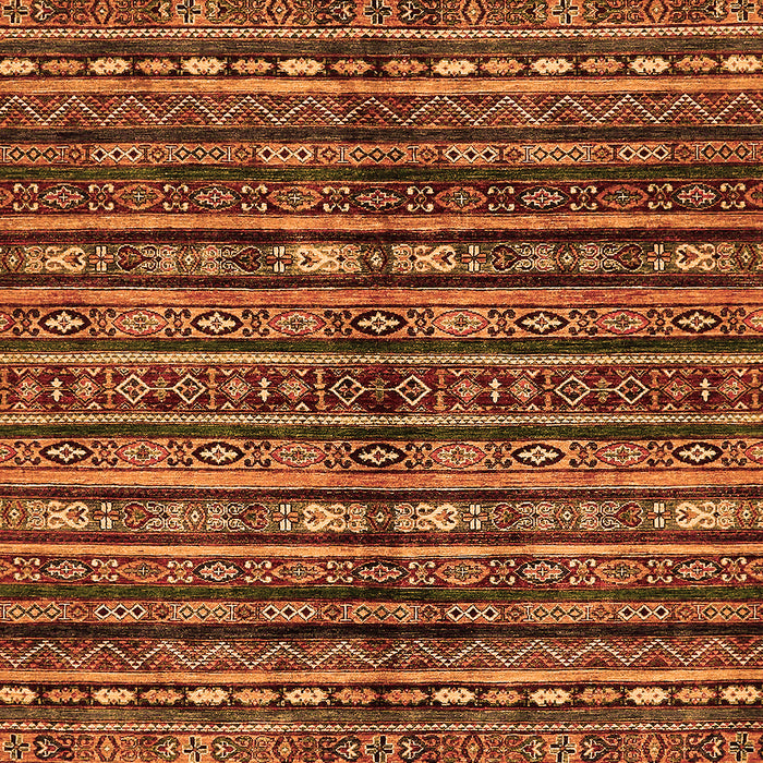 Abstract Orange Modern Rug, abs667org