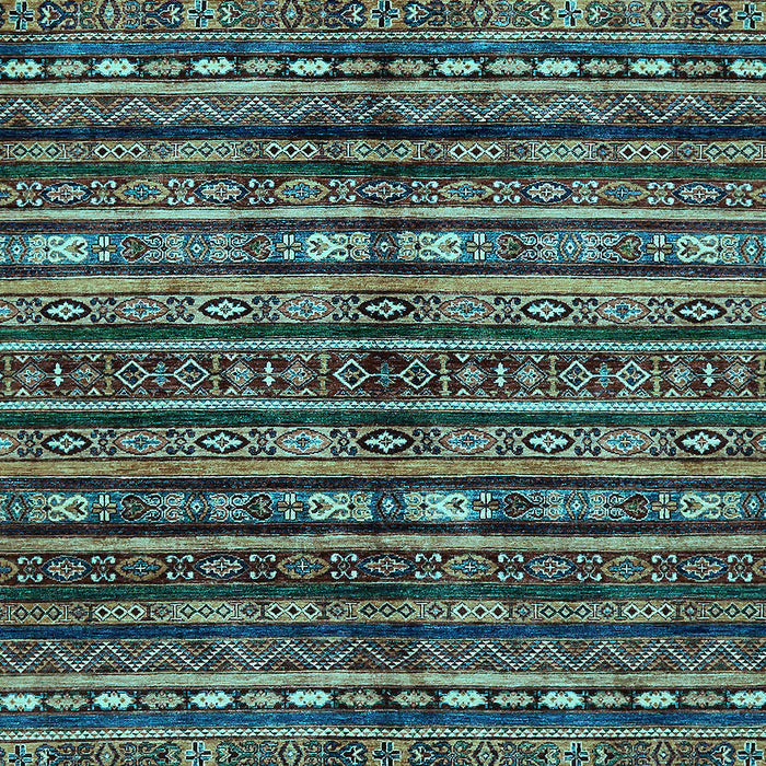 Abstract Light Blue Modern Rug, abs667lblu