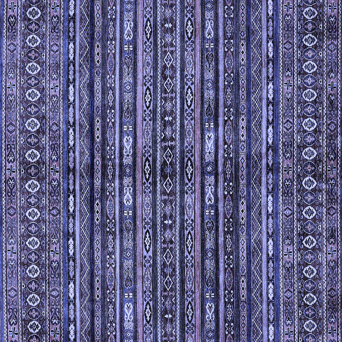 Square Abstract Blue Modern Rug, abs667blu