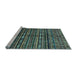 Sideview of Machine Washable Abstract Light Blue Modern Rug, wshabs667lblu