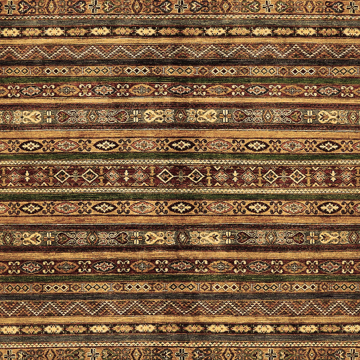 Abstract Brown Modern Rug, abs667brn