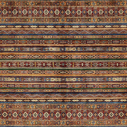 Square Abstract Red Modern Rug, abs667