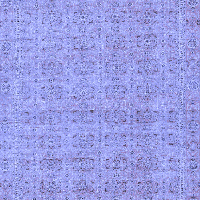 Machine Washable Abstract Blue Modern Rug, wshabs668blu