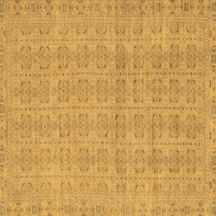 Square Machine Washable Abstract Brown Modern Rug, wshabs668brn