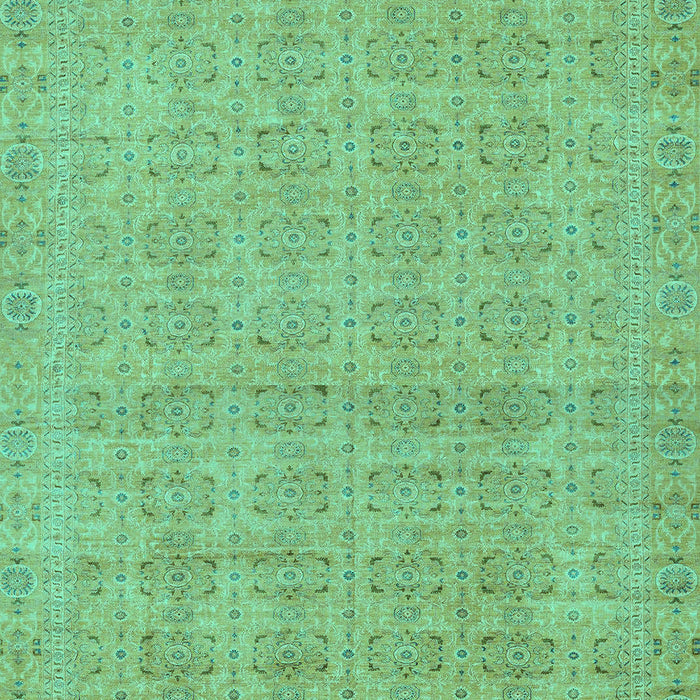 Abstract Turquoise Modern Rug, abs668turq
