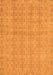 Machine Washable Abstract Orange Modern Area Rugs, wshabs668org