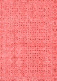 Abstract Red Modern Rug, abs668red