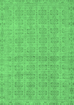 Abstract Emerald Green Modern Rug, abs668emgrn