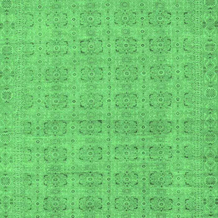 Abstract Emerald Green Modern Rug, abs668emgrn