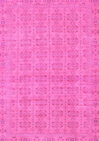 Abstract Pink Modern Rug, abs668pnk