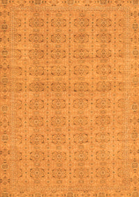 Abstract Orange Modern Rug, abs668org