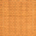 Square Abstract Orange Modern Rug, abs668org