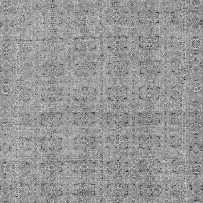 Machine Washable Abstract Gray Modern Rug, wshabs668gry