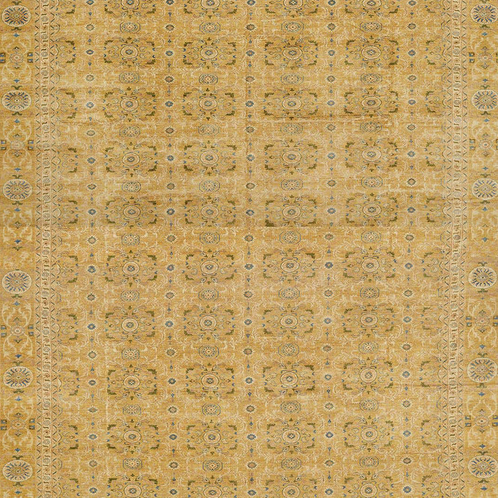 Machine Washable Abstract Cinnamon Brown Rug, wshabs668