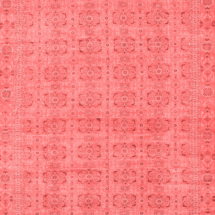 Machine Washable Abstract Red Modern Rug, wshabs668red