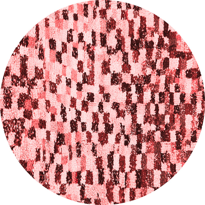 Machine Washable Abstract Red Modern Rug, wshabs669red