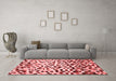 Modern Red Washable Rugs