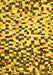 Abstract Yellow Modern Rug, abs669yw