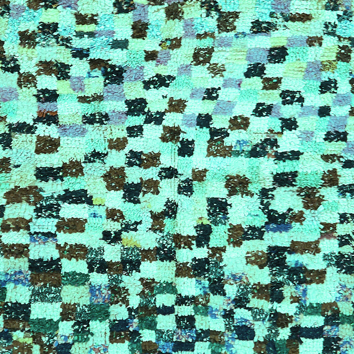 Machine Washable Abstract Turquoise Modern Area Rugs, wshabs669turq