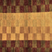 Square Abstract Brown Modern Rug, abs66brn